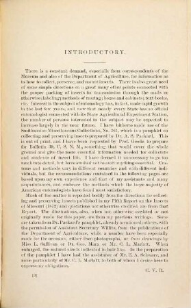 Directions for collecting and preserving insects