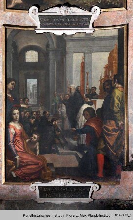 Szenen aus dem Leben des seligen Manetto dell'Antella : Manetto dell'Antella wird Ordensgeneral