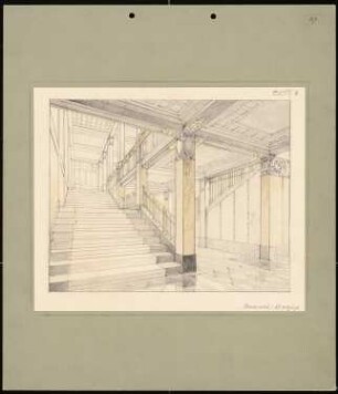 Treppe: Perspektivische Ansicht