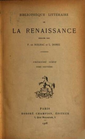 Les sources italiennes de la "Deffense et illustration de la langue françoise" de Joachim Du Bellay