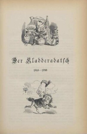 Der Kladderadatsch. 1848-1898