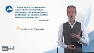 Wo suche ich Daten? Datenbanken und Repositorien