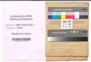 Entnazifizierung Maria Oessenich , geb. 18.06.1893 (Studienraetin)