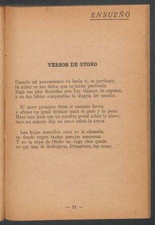 Versos de otoño
