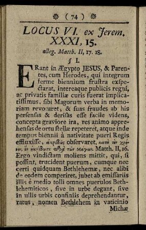Locus VI.