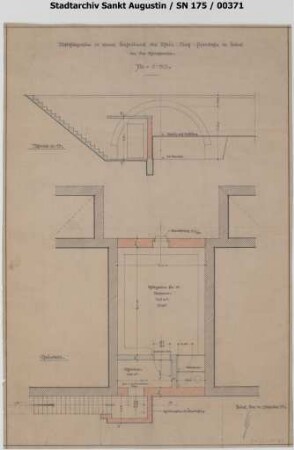 Beuel, Luftschutzraum in einem Bahntunnel in der Rheinstraße