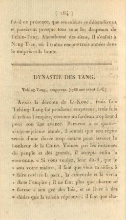 Dynastie des Tang