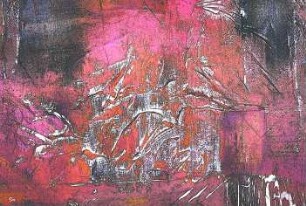 abstrakt auf rot