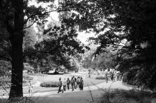 Mainau, Insel Mainau: Parkbesucher