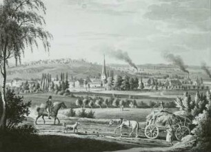 Bockwa - Hohndorf (Zwickau-Bockwa) : Ansicht (Zeichnung) von Bockwa (Zwickau-Bockwa)