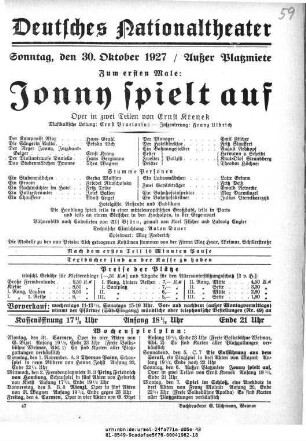 Jonny spielt auf