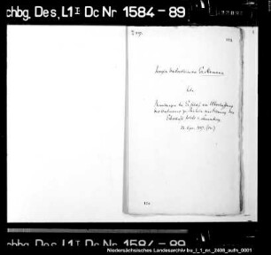 Korrespondenz betr. Amtmann zu Rinteln, Nachlaß des Grafen Jobst zu Holstein-Schaumburg, Verhältnis der Grafen Adolf, Hermann und Anton zu Holstein-Schaumburg