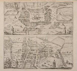 Ansicht von Heide und von Meldorf