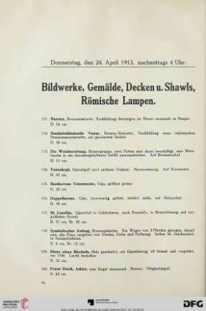 Donnerstag, nachmittags 4 Uhr (Nr. 171-291)