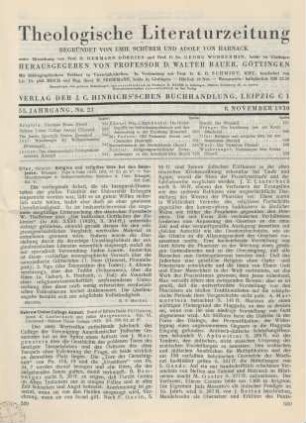 529-531 [Rezension] Hebrew Union College Annual ; 6.1929