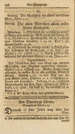Am Sonntage Lätare