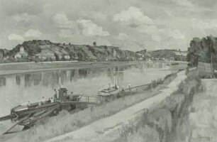 Die Elbe bei Seußlitz