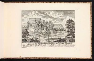 Prospect des Welserischen Schloßes zu Markt Neunhof Wie solches. 1660. in ihren Ruinen gesehen. - Hauptschloss Neunhof, Lauf-Neunhof