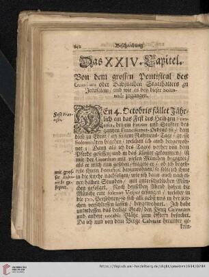 Das XXIV. Capitel
