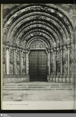 Freiberg. Dom, die Goldene Pforte