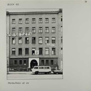 Fotografie: Manteuffelstr. 40, 1983