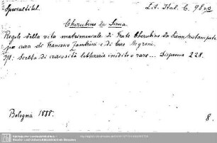 Literatura Italica C 0098