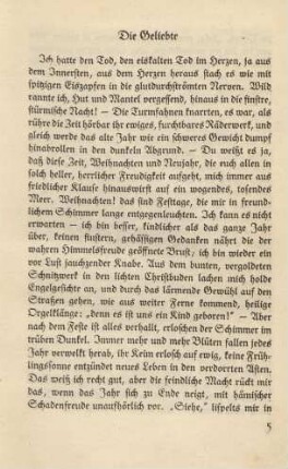Die Geliebte