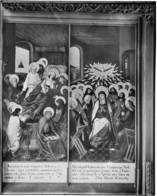 Salem Kloster bzw. Schloss Salem Mitteltafel Gemälde Tod Maria - Maler Bernhard Strigel (um 1507/1508)