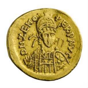 Münze, Solidus, 476 - 491 n. Chr.