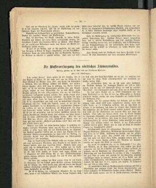 Die Wasserversorgung des nördlichen Schwarzwaldes