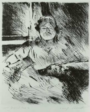 Wilhelmine am Fenster