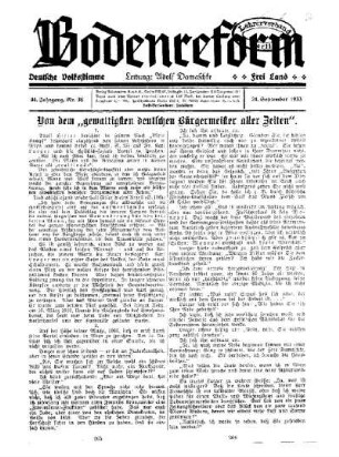 Von dem "gewaltigsten deutschen Bürgermeister aller Zeiten"