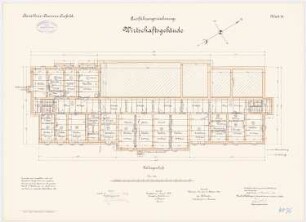 Kavallerie-Kaserne, Krefeld Wirtschaftsgebäude: Grundriss KG 1:100
