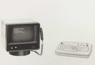 Siemens Datensichtstation "Transdata 8151" mit Lichtstifteinrichtung "Transdata 81050"