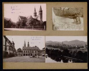 Neuwerkskirche, Kaiserpfalz (Detail), Rathaus, Stadtansicht, Goslar: Ansichten