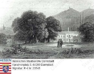 Auerbach an der Bergstraße, Fürstenlager / Ansicht mit Herrenhaus