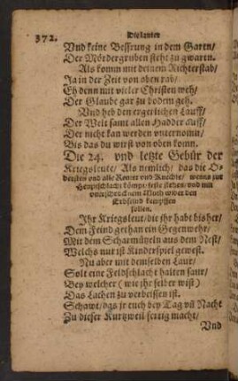 Die 24. und letzte Gebür der Kriegsleute ...