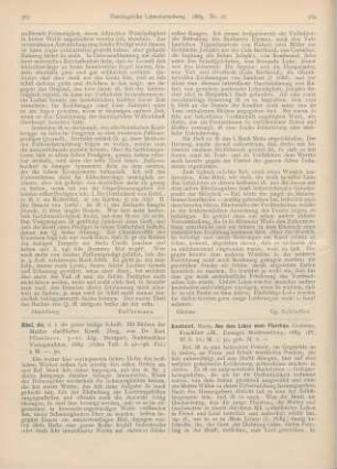 564-565 [Rezension] Dechent, Marie, Aus dem Leben einer Pfarrfrau