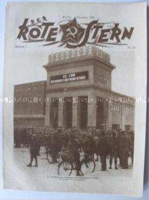 Proletarische Halbmonatszeitschrift "Der Rote Stern" u.a. über den "Kongress der Werktätigen" in Berlin