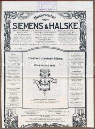 Frostschutzeinrichtung für Wassermesser