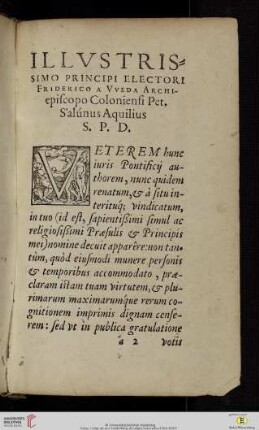 Epistola dedicatoria