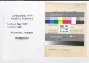Entnazifizierung Friedrich Windmann , geb. 29.05.1892 (Polizist)