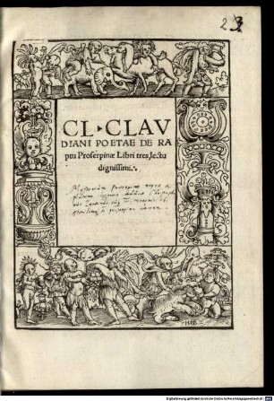 De Raptu Proserpinae : Libri 3