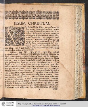 Jesum Christum.