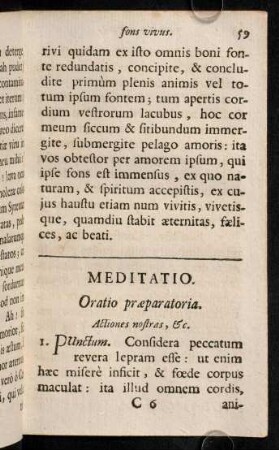 59-62b, Meditatio.