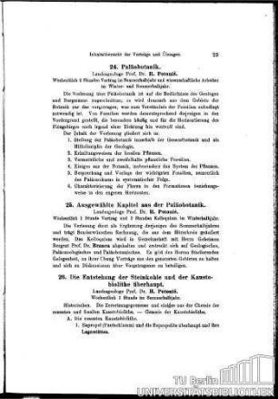 24. Paläobotanik