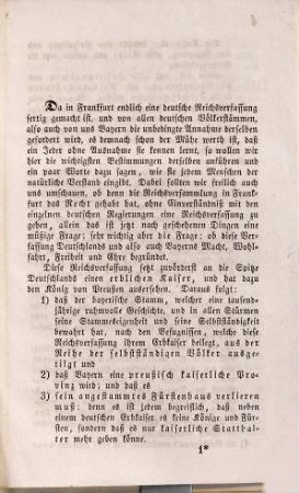 Die Hauptseligkeiten der Frankfurter Reichsverfassung : ein warnendes Wort an die Bürger und Landleute in Bayern