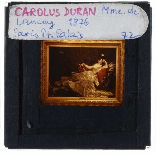 Carolus-Duran, Portrait der Mademoiselle de Lancey