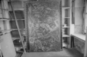 Kreuzigung : Kreuzigung. Ölgemälde (wohl 1947/1958; M. E. Nicola)