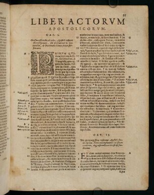 93-120, Liber actorum apostolicorum